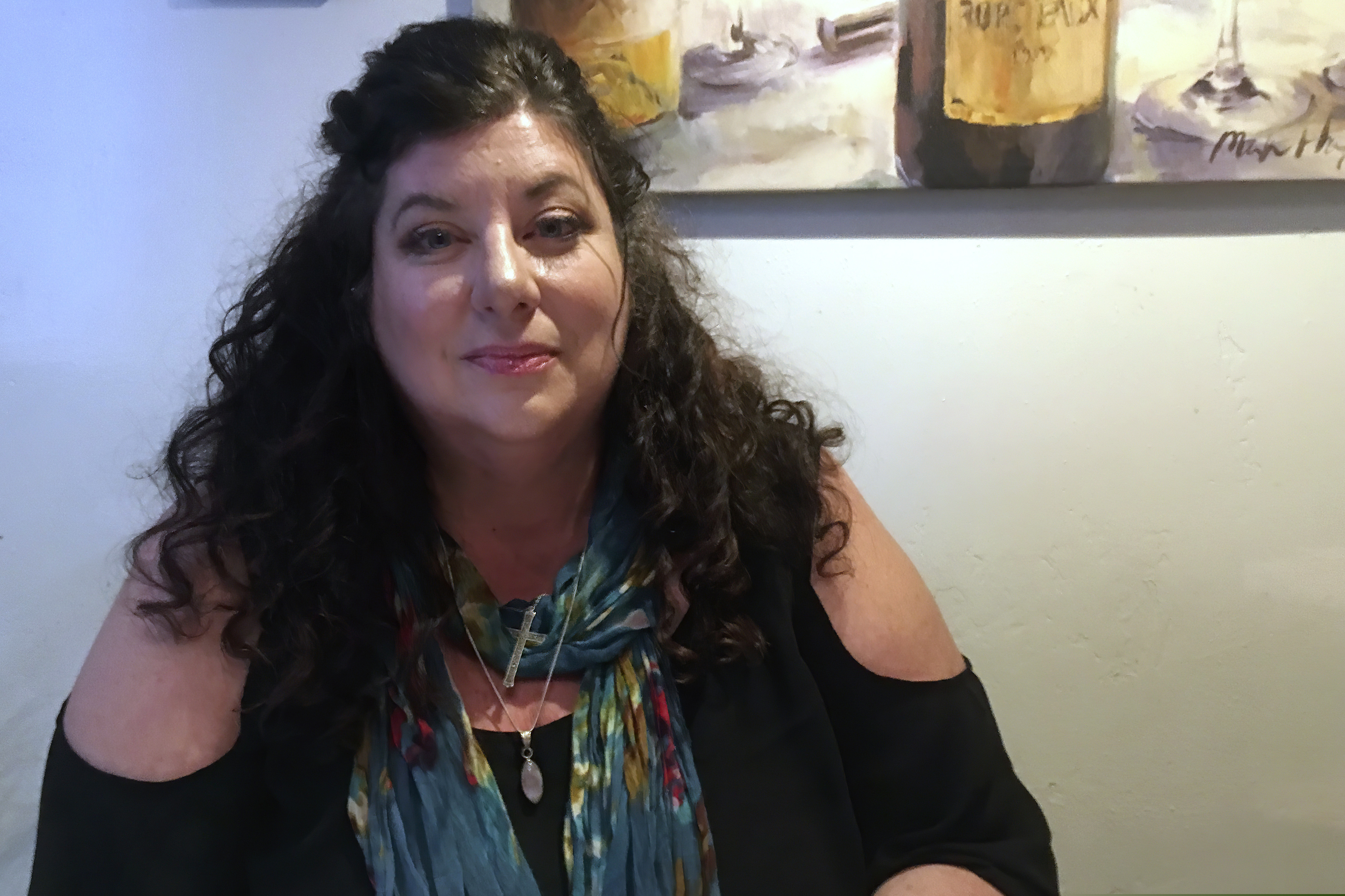 Tara Reade at an interview with The Associated Press in Nevada City, Calif., on April 4, 2019.