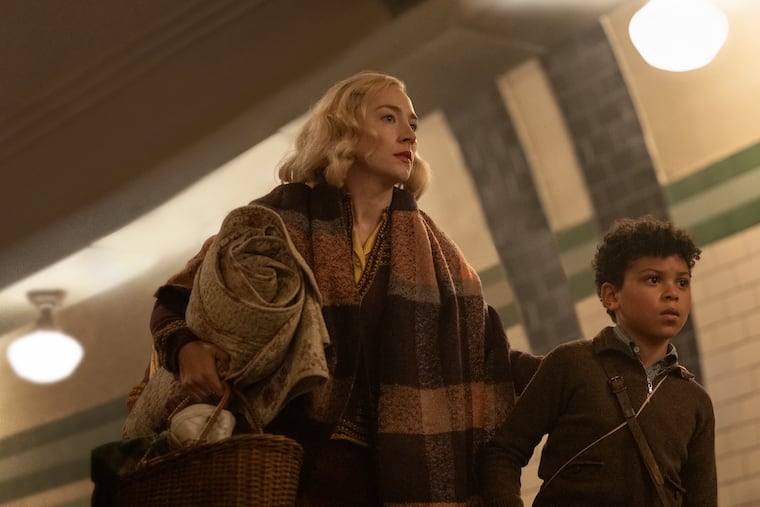 Saiorse Ronan stars in Steve McQueen's 'Blitz,' that is playing at the Philadelphia Film Festival.