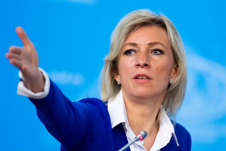 Russian Foreign Ministry spokesperson Maria Zakharova