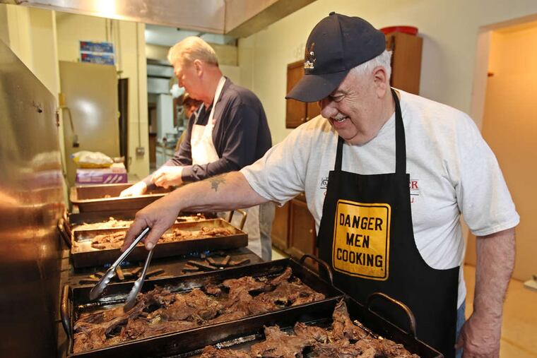 A muskrat dinner in Lower Alloways Creek, where Edward "Tink" Boon mans the pans.