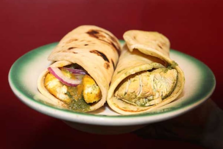 Spice End restaurant specializes in kati rolls, which are like Indian burritos.