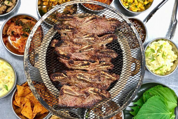 Char Kol specializes in char-grilled meats and banchan, the side dishes that complete the meal.