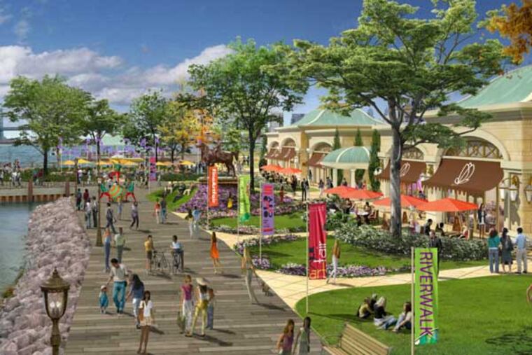 Rendering of the proposed Wynn casino in Fishtown.