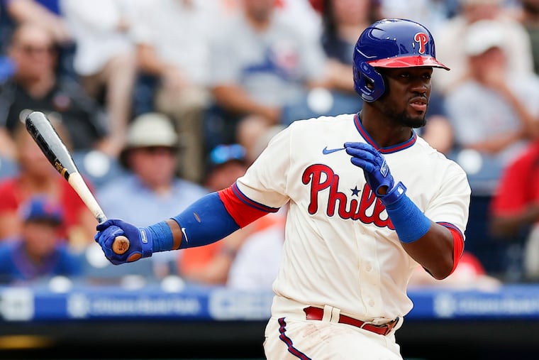 The Phillies' Odubel Herrera was inserted into the leadoff spot against the Diamondbacks on Wednesday.