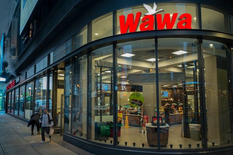 WAWA location at 12th and Market St. in Center City Philadelphia on Friday morning March 20, 2020. Wawa agreed to pay $3 million to the family of a child scalded by hot water, two years ago, at one of its stores in New Jersey.