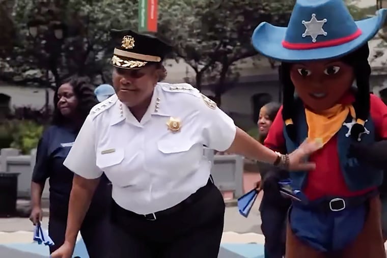 Image taken from a recruitment video advertisement for the Philadelphia sheriff's office.