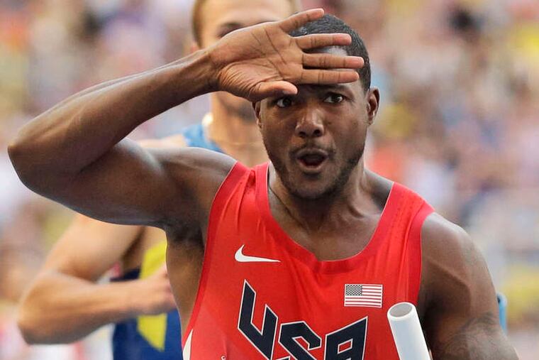 Justin Gatlin has been part of the USA vs. the World series at the Penn Relays since 2003. "It's country vs. country, but with good taste," he said.