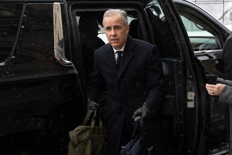 Canadian Prime Minister Mark Carney arrives by motorcade to Parliament Hill in Ottawa earlier this week.