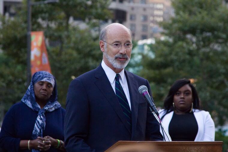 Half of Pennsylvania registered voters have a favorable view of Gov. Wolf in a new Franklin and Marshall College poll.