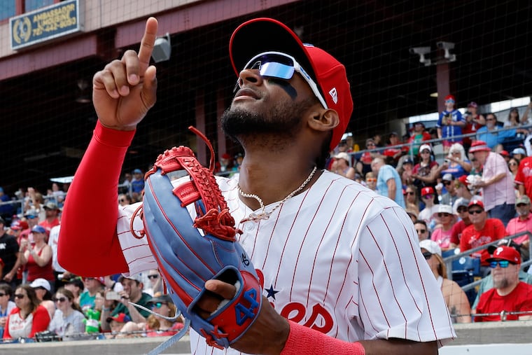 We know Johan Rojas is an excellent center fielder. Can he find help from above when he is at the plate?