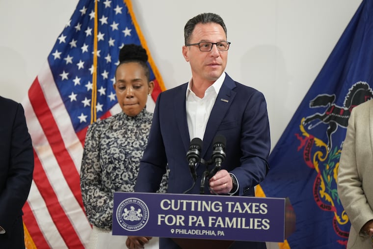 Gov. Josh Shapiro attends an event at CHOP Karabots Pediatric Care Center in Philadelphia, encouraging residents to take advantage of tax credit programs they are eligible for on Friday, March 27, 2026.