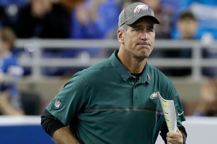 Frank Reich, recently fired as the Colts head coach, was the offensive coordinator on the Eagles' Super Bowl-winning team.