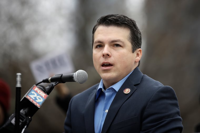 Rep. Brendan Boyle, D-Pa., seemed like a centrist Democrat until he embraced the New Green Deal. (AP Photo/Matt Rourke)