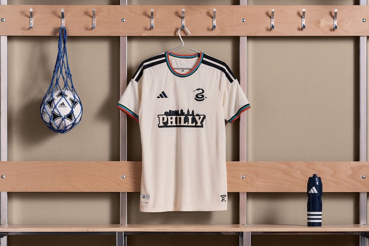 The Union's new third jersey for this year. They'll debut it next Wednesday when Lionel Messi's Inter Miami visits.