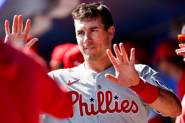 Phillies' J.T. Realmuto has success in his first game challenging pitches