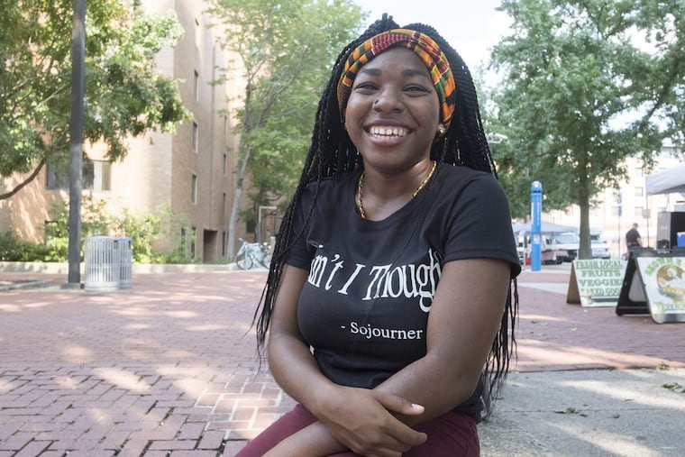 India Fenner, 19, is organizing a march for black women.