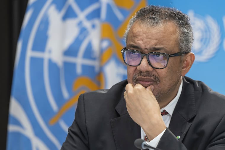 Tedros Adhanom Ghebreyesus, director general of the World Health Organization.