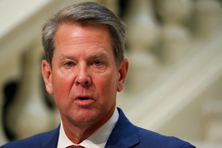 Georgia Gov. Brian Kemp.