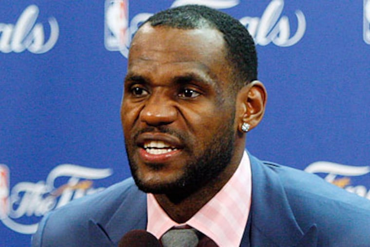 The bitter end came for LeBron James and the Miami Heat in Game 6 of the NBA Finals on Sunday. (Wilfredo Lee/AP)