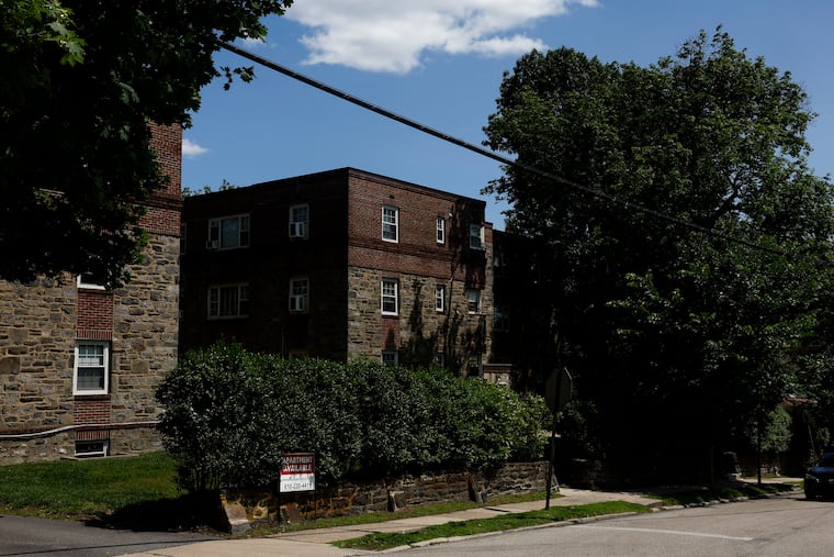Apartments on South Narberth Avenue in downtown Narberth. Narberth’s borough council is set to consider a handful of zoning changes aimed at spurring affordable housing development and revitalizing downtown.
