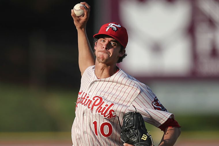 Aaron Nola. (Steven M. Falk/Staff Photographer)