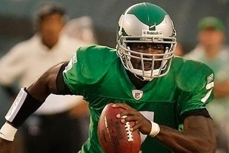 Eagles quarterback Michael Vick was voted the NFL comeback player of the year. (Ron Cortes/Staff file photo)