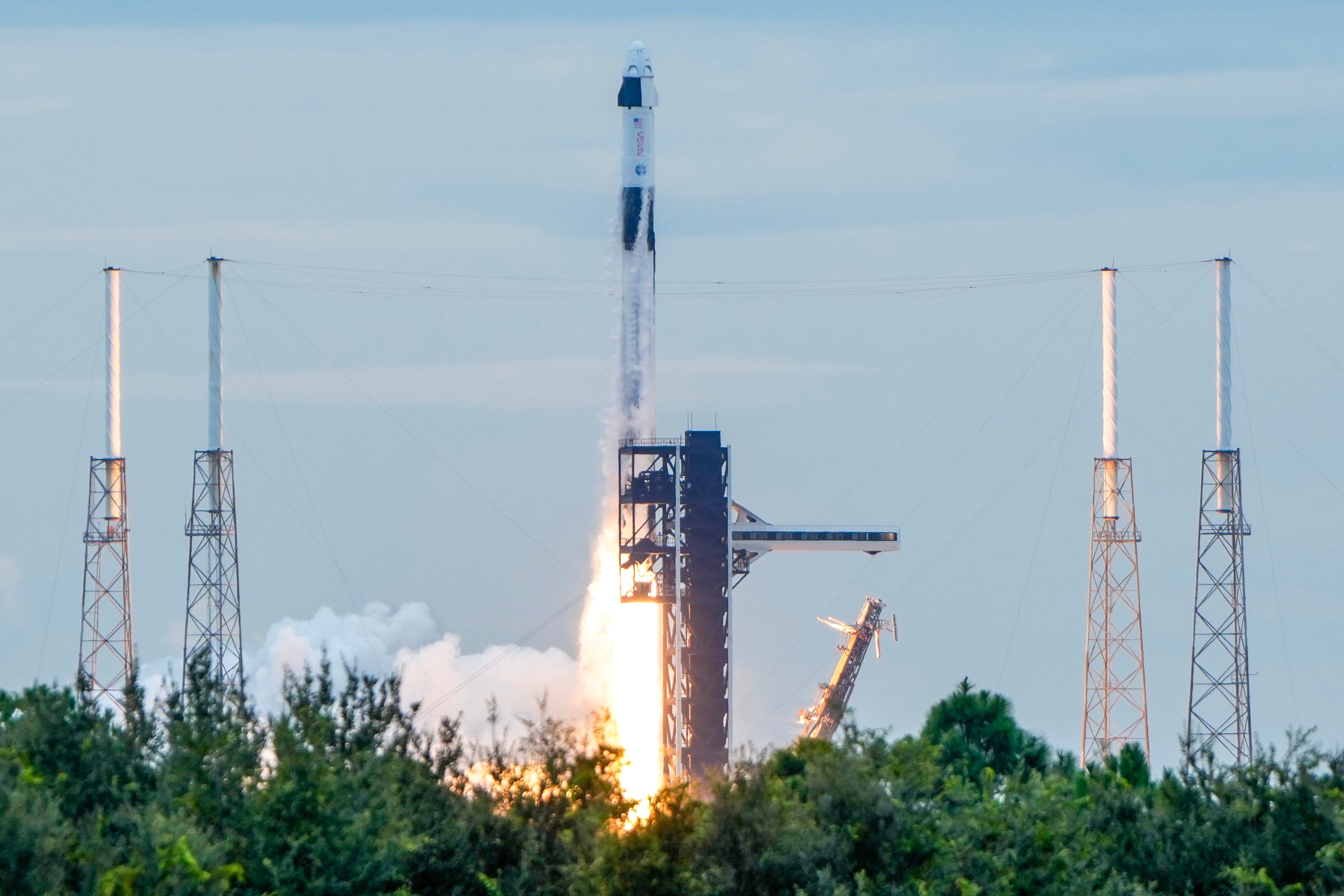 Astronauts arrive at International Space Station on the quickest US express flight yet