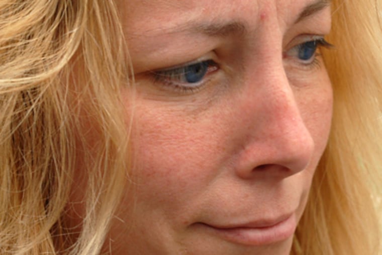 Bonnie Sweeten leaves District Court after her preliminary hearing on Monday. (Tom Gralish / Staff Photographer)
