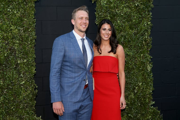 Nick Foles and his wife, Tori.