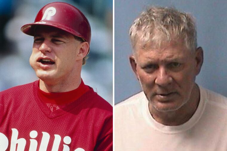 Former Phillies All-Star Lenny Dykstra was arrested outside a northern New Jersey police station early Wednesday morning.