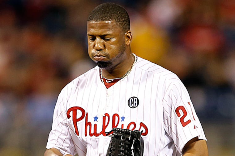 Phillies starting pitcher Roberto Hernandez. (Yong Kim/Staff Photographer)