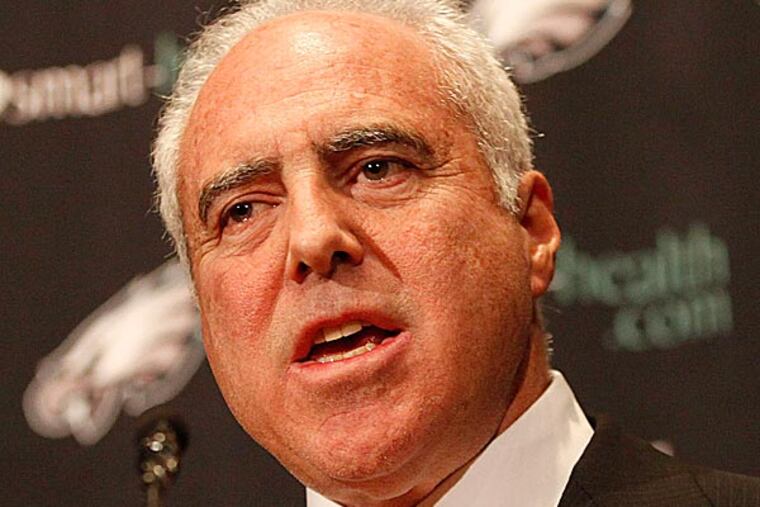 Fortunately, for the impatient and wearied masses who support the devalued brand, Jeffrey Lurie and the Eagles appear likely to get the best deal in spite of themselves. (Michael S. Wirtz/Staff Photographer)
