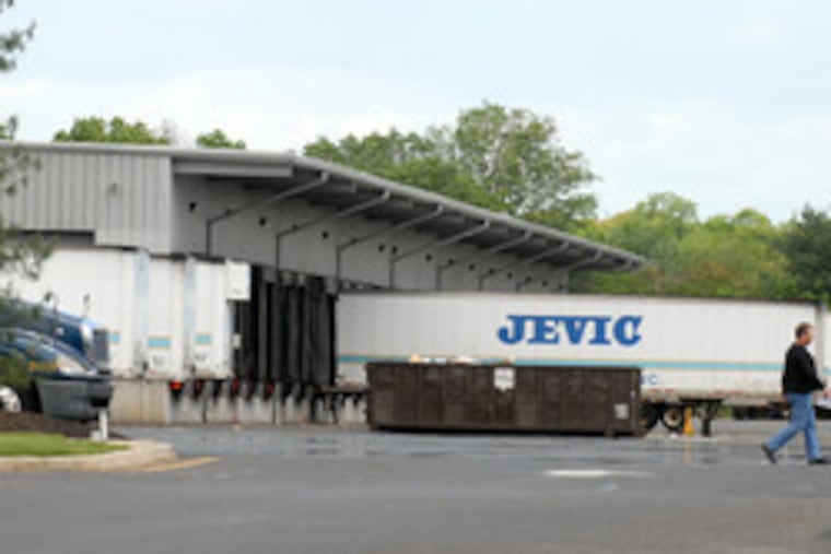 Harry Whitworth, top, lost his job with Jevic Transportation Inc., left, with justa few hours' notice when the company shut down May 19. Advocates say a lawsuit seeking class-action status for former workers could be a test fora New Jersey law that tightens advance-notice requirements for layoffs and closings.