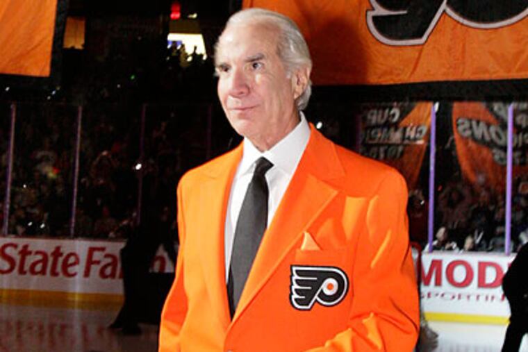 Although Ed Snider is known as a hockey guy, he maintains a strong interest in the 76ers. (Elizabeth Robertson/Staff file photo)