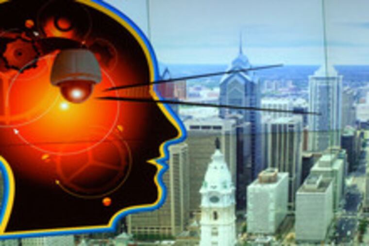 An icon on the main video monitoring screen at police headquarters. The surveillance program's total cost is $10 million, of which $8.9 million will be used for the cameras, officials say.