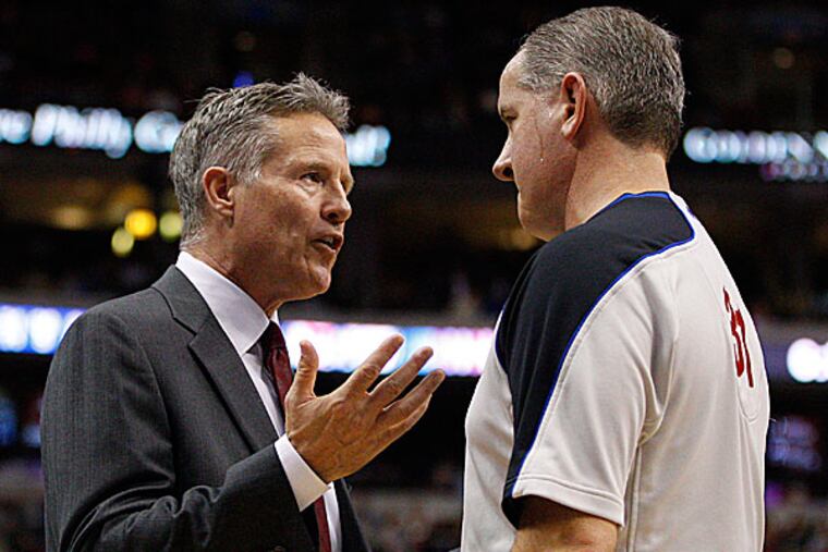 76ers head coach Brett Brown. (Chris Szagola/AP)