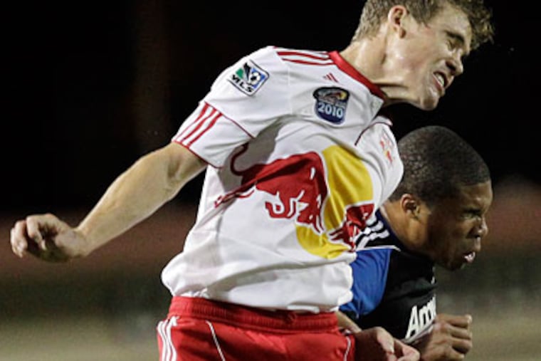 Philly native Chris Albright spent the last three seasons with the Red Bulls before coming to the Union. (Marcio Jose Sanchez/AP)