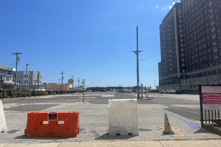 This full city block in Atlantic City, stretching from Pacific Avenue to the Boardwalk, between California and Belmont Avenues, was purchased for $23.5 million by Atlantic Shores Offshore Wind.