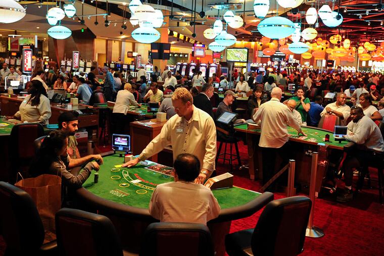 Blackjack tables at SugarHouse Casino on September 22, 2011. (RON TARVER/ Staff Photographer)