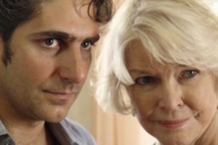 Presenting the implausible: Ellen Burstyn and Michael Imperioli as mother and son.