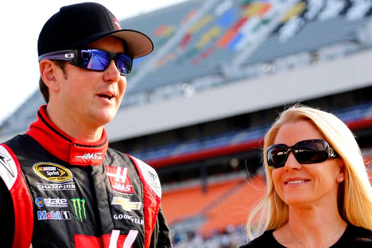 Kurt Busch and Patricia Driscoll in May. In November, she filed a domestic assault claim against him.