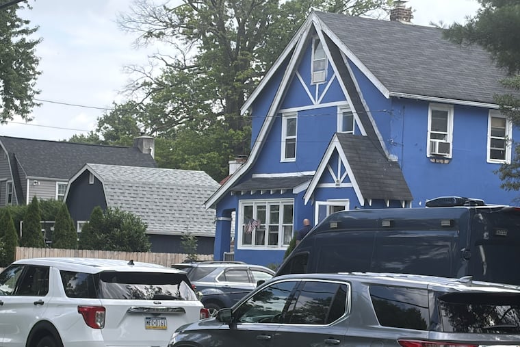 On a normally quiet residential street, Abington Township police and Montgomery County detectives were seen going in and out of a home after a double-shooting.