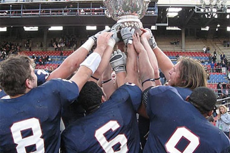 Penn's football team won the Ivy League championship a year ago. (Jonathan Tannenwald/Philly.com file photo)