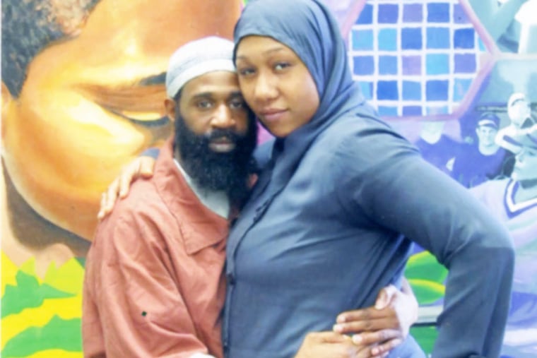 John Lewis and his wife, Natasha Stewart, of West Philadelphia. FAMILY PHOTO