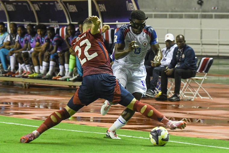 Haiti midfielder Duke Lacroix grew up in New Egypt, N.J., and played college soccer at Penn.