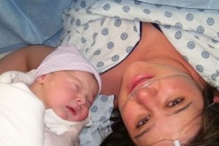 Melissa Farah with Grace Melissa. Farah died April 12, just 15 days after Valerie Scythes' death.