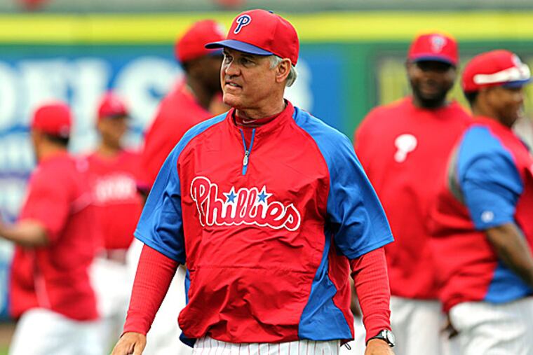 Phillies manager Ryne Sandberg. (Yong Kim/Staff Photographer)