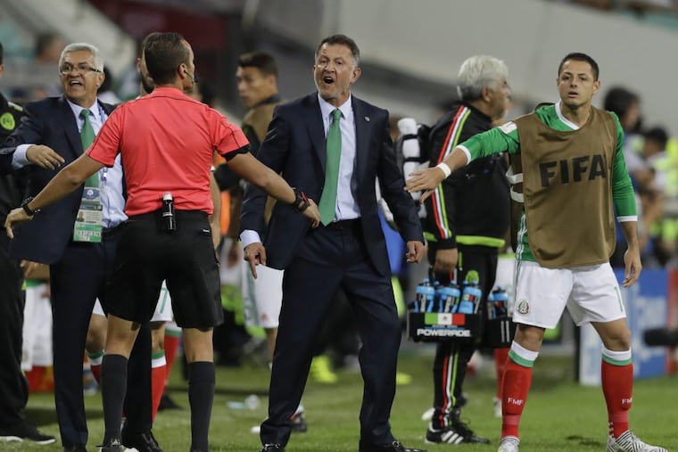 Mexico national soccer team head coach Juan Carlos Osorio has been banned for six games by global governing body FIFA.