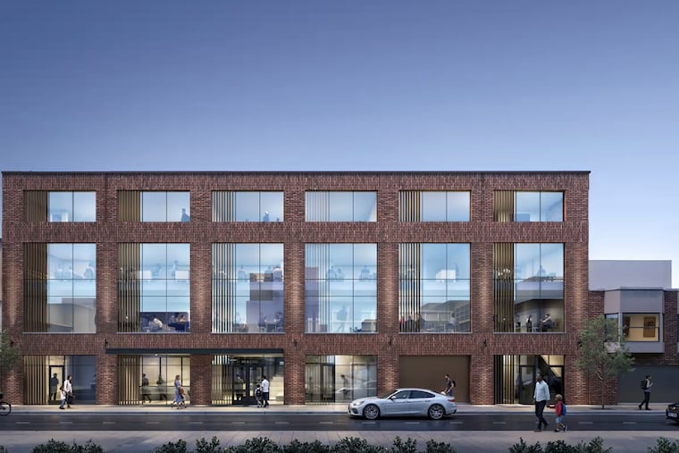 A rendering of the Jewish day school proposed for the 500 block of South Eighth Street.