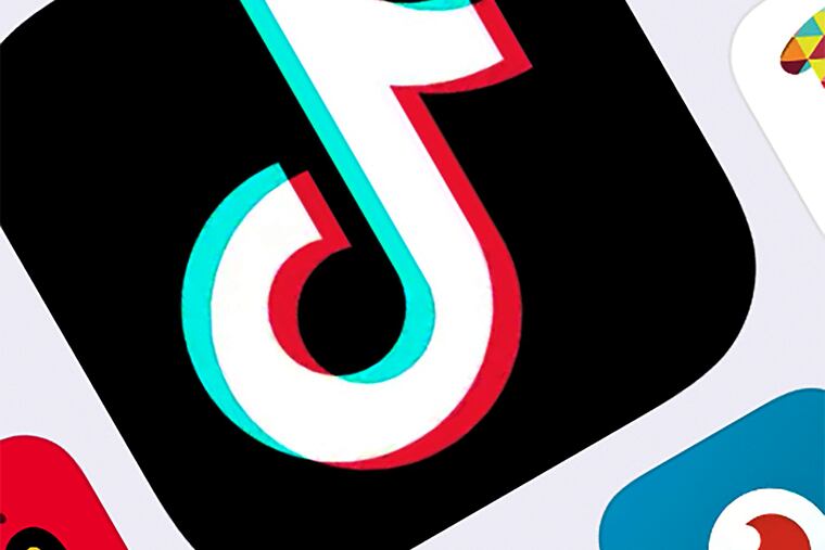 The icon for Chinese social media app TikTok.